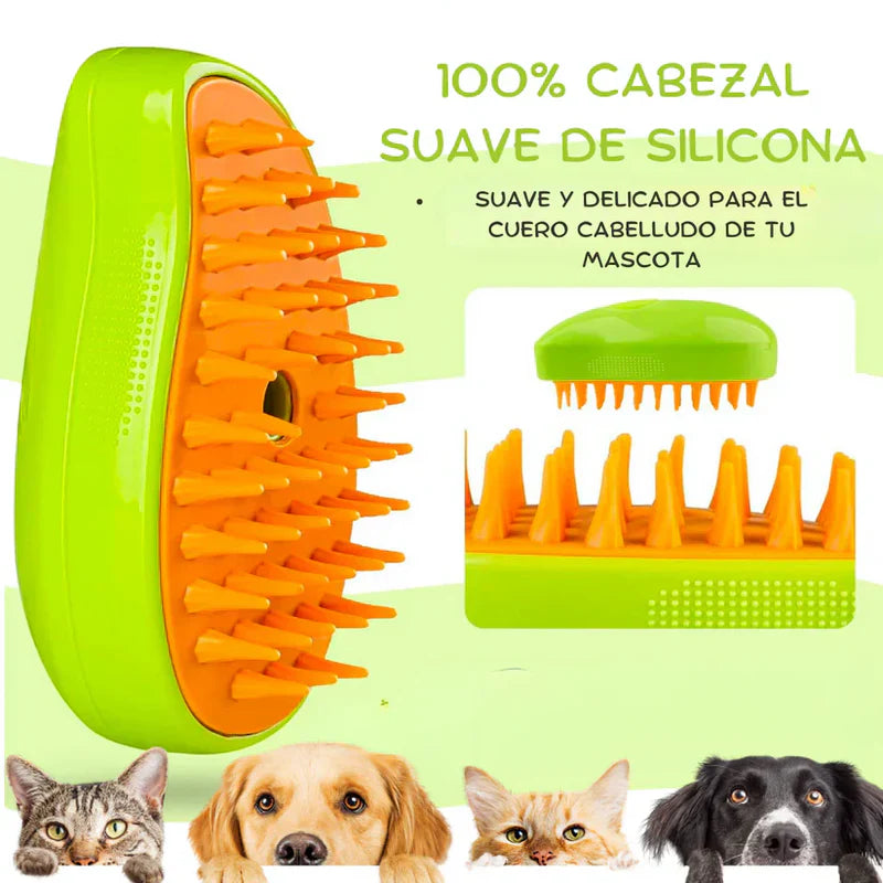 ⭐ Cepillo de vapor para Mascotas