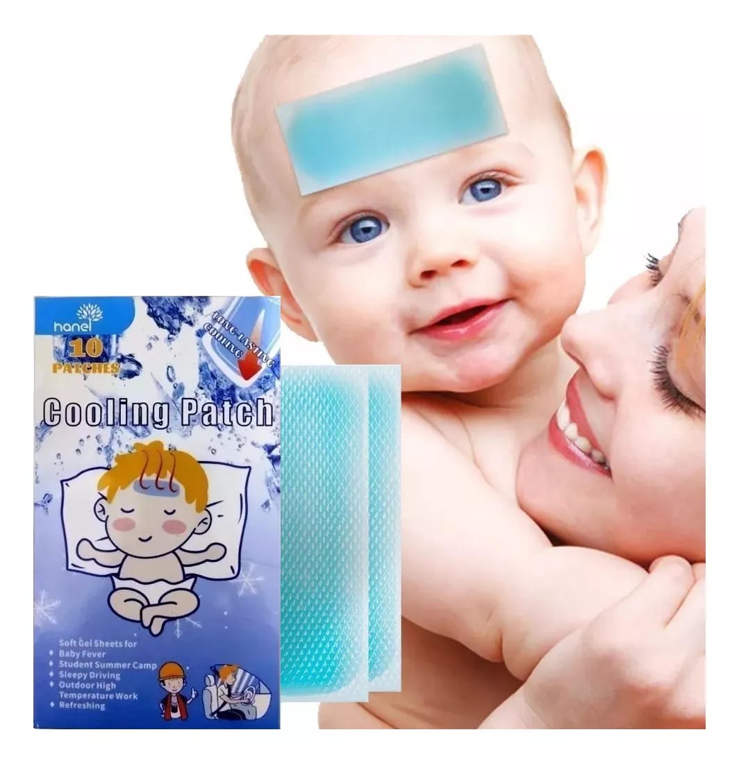Parches Gel Frío para Fiebre Bebé